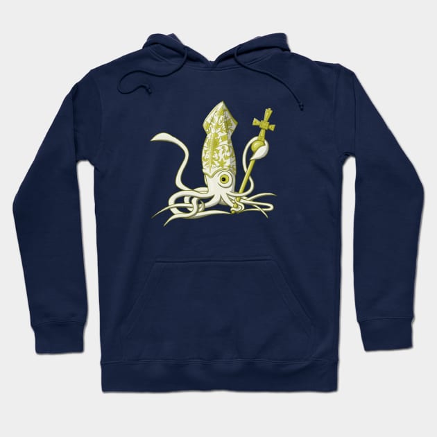 Squid Pope Hoodie by Kristal Stittle